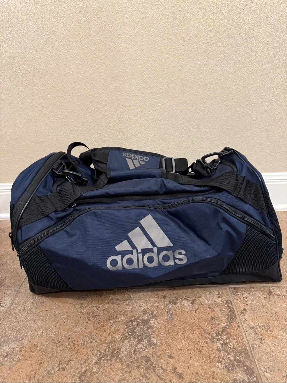 adidas Navy team issue duffel bag